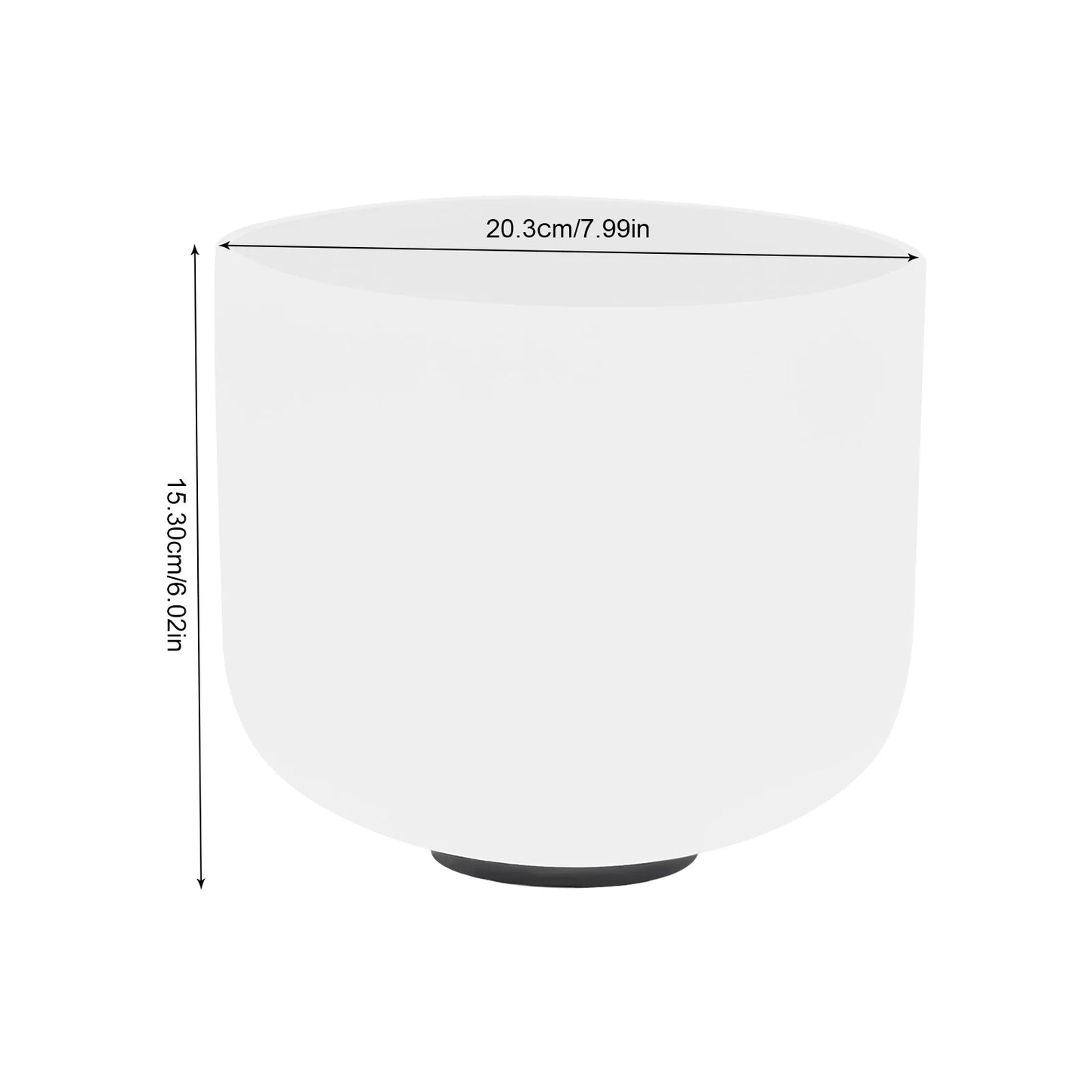 Crystal Sing Bowl, [Perfect Pitch] Music Bowls for Relieve Anxiety,Good Choice for Yoga, Mindfulness, Relaxation & Sound Healing