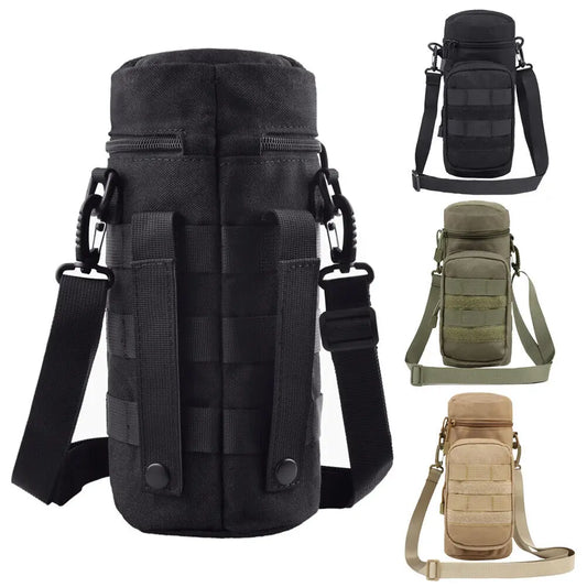 Tactical Molle Water Bottle Pouch Water Bottle Holder Bag Accessory Pouch Cycling Hiking Camping Pack Water Kettle Pouch Holder