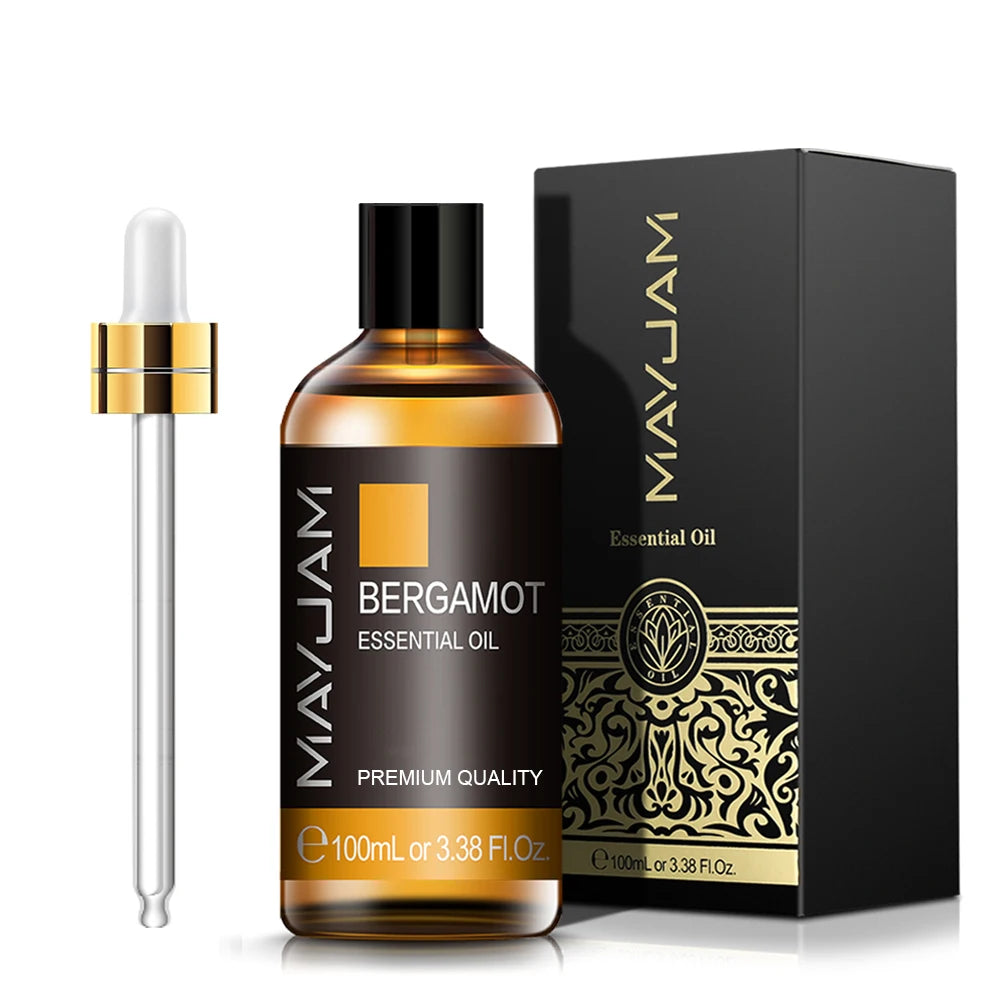 100ml Pure Natural Jasmine Tea Tree Sandalwood Essential Oils Diffuser Plant Lavender Vanilla Rosemary Eucalyptus Essential Oil