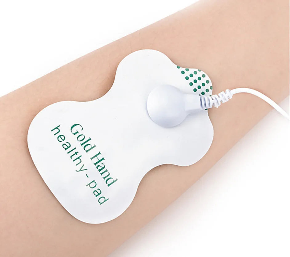 50Pcs Tens Electrode Pads Conductive Gel Acupuncture Therapeutic Pulse Pressure Electrical Muscle Stimulator Massage Patches