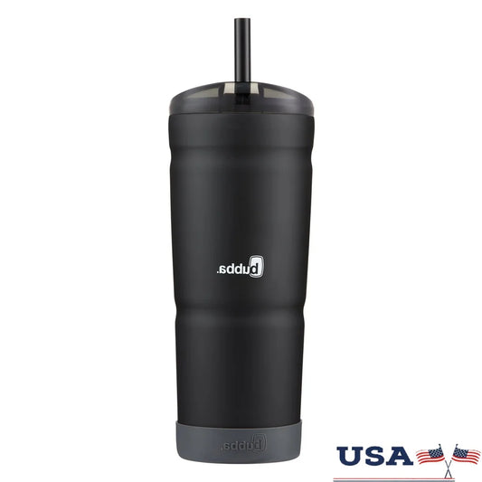Insulated Stainless Steel Tumbler with Straw Skid-proof Base Vacuum Sealed Drinkware 24oz Easy Clean Portable Cup Holder