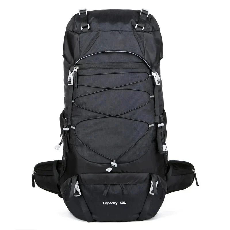 Men's Hiking Backpack Travel Bag For Camping Mountaineering Trekking Outdoor Sports Backpacks 50L Waterproof Rucksack Bagpacks