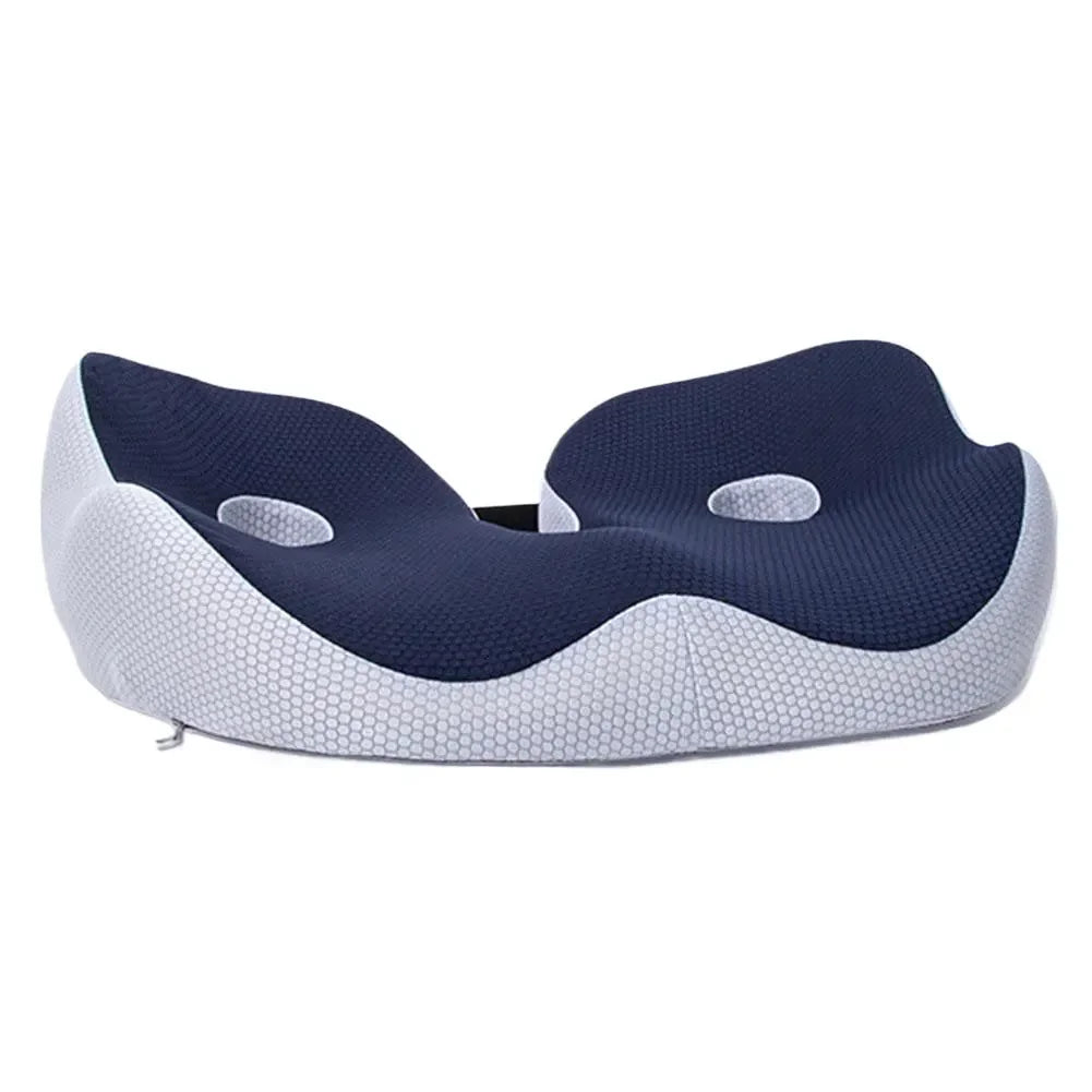 Memory Foam Seat Cushion Thick Chair Cushion Ergonomic Office Chair Cushion Sciatica & Back Support for All-Day Sitting Support