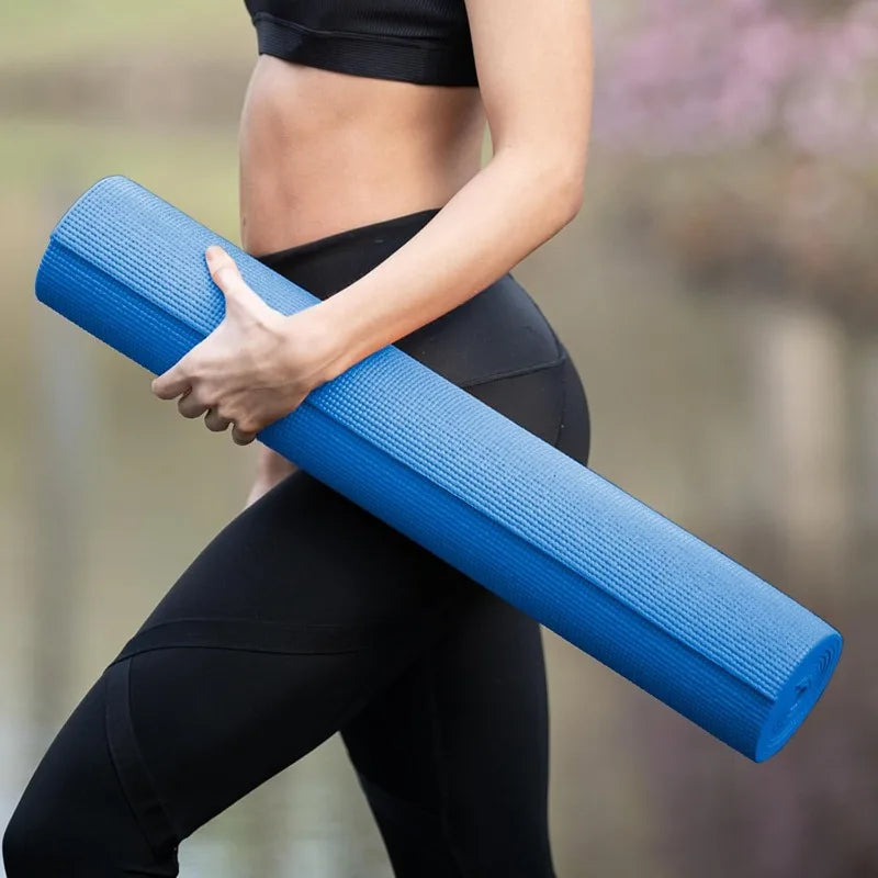 Classic Yoga Set, 10 Non Slip  Mats(68" x 24" x 4mm) and 10 6ft D-Ring  Straps, Yoga Accessories for Schools and Studios