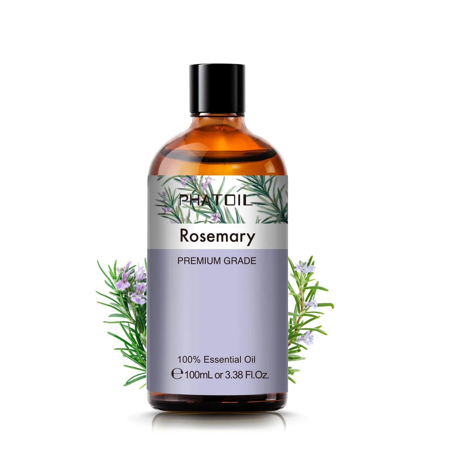 100ML Pure Natural Rose Essential Oils Humidifier Diffuser Lavender Vanilla Peppermint Geranium Cloves Basil Tea Tree Aroma Oil