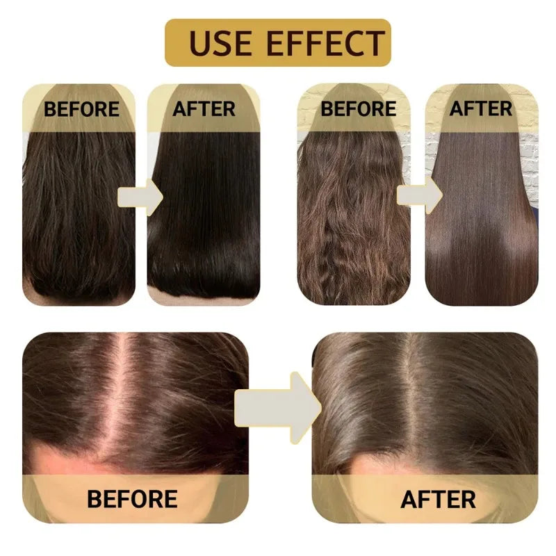 Deep Nourishing Keratin Care Hair Mask Moisturizing Repairing Damaged Frizzy Hairs Smooth Straighten Soft Hair Care 1/3/5/10pcs