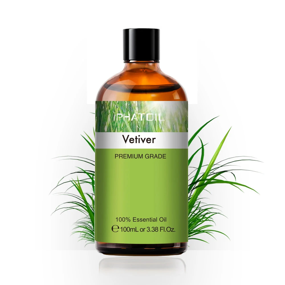 100ML Pure Natural Rose Essential Oils Humidifier Diffuser Lavender Vanilla Peppermint Geranium Cloves Basil Tea Tree Aroma Oil