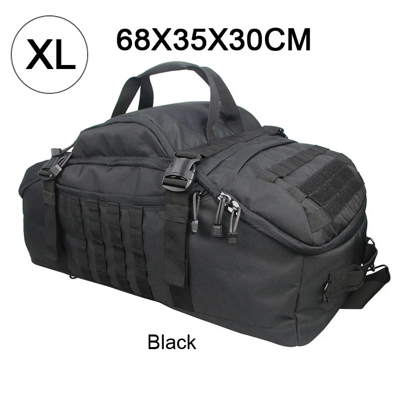 Outdoor Mountaineering Bag Molle Tactical Backpack Large Duffel Bag Hiking Camping Travel Bags